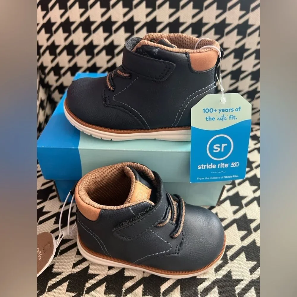Stride Rite 360 Olive Boots Infant- Size‎ 4